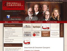 Tablet Screenshot of grimcab.com